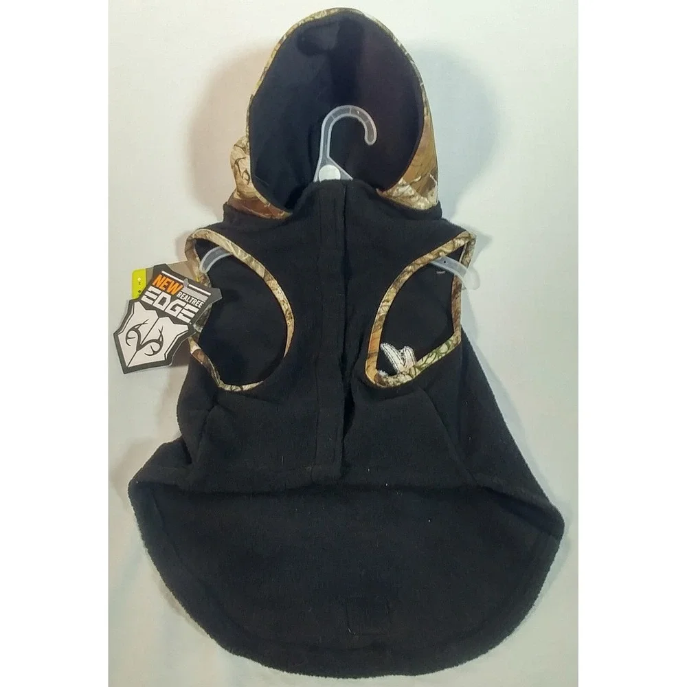 NEW Realtree Edge Track & Tail Fleece Hoodie for Dogs Large